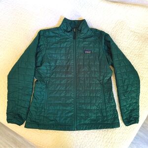 Patagonia Nano Puff Jacket - Green - Womens Sz LX